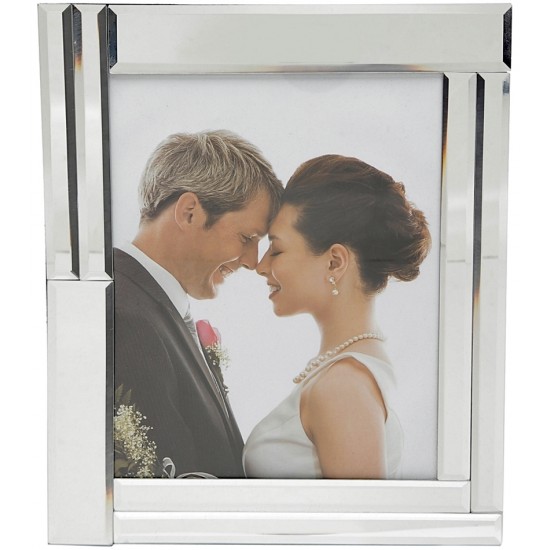 Porta Retrato 10x15cm de Vidro Espelhado